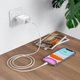 Адаптер HOCO сетевой Asombroso C81A 1USB 2.1A white без кабеля - изображение 4