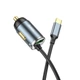 Адаптер автомобильный Hoco Type-C Cable Car charger NZ7 |1USB, 20W/3A, PD/QC| серый - изображение 4