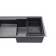 Кухонна мійка Kroner KRP Schwarze — 7848RHM PVD (3/1 мм) - зображення 6