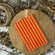 Помаранчеві воскові свічки 12 см (25шт) - изображение 2