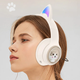 Блютуз наушники AKZ-02 беспроводные наушники вкладыши с ушками "Лиса" Bluetooth 5,3 EDR 2,402-2,480 ГГц White [Y4R66YEL-013] - изображение 1