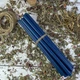 Сині воскові свічки 27 см (12шт) - изображение 1