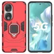 Чехол с подставкой Deexe Hybrid Case для Honor 90 - Red - изображение 2