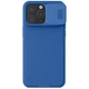 Чехол со шторкой для камеры NILLKIN CamShield Pro для iPhone 15 Pro - Blue - изображение 1