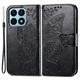 Чехол-книжка с рисунком UniCase Butterfly Pattern для Honor X8a - Black - изображение 1