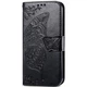 Чехол-книжка с рисунком UniCase Butterfly Pattern для Honor X8a - Black - изображение 4