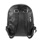 Рюкзак городской BackPack Пушистик Кожзам 28х23х10 см Чёрный с синими вставками (22469) - изображение 3