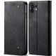 Чохол-книжка з кишеньками UniCase Jeans Wallet для Nothing Phone (2) - Black - зображення 1