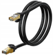 Интернет Кабель 10GIGABIT патч-корд BASEUS RJ45 5M Черный (WKJS010501) - изображение 8
