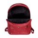 Рюкзак городской BackPack Заклепки Rivets Кожзам 30х23х12 см Красный (22472) - изображение 4
