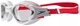 Очки для плавания Speedo Biofuse 2.0 (8-00233214515) Прозрачно-красные Уни OSFM (5059937275574) - изображение 2