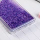 Чехол Glitter для Samsung Galaxy S9 / G960 бампер силиконовый аквариум Фиолетовый - изображение 2