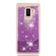 Чехол Glitter для Samsung Galaxy S9 / G960 бампер силиконовый аквариум Фиолетовый - изображение 1