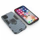 Чехол Iron Ring для Iphone 11 бампер противоударный с кольцом Dark-Blue - изображение 3
