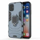 Чехол Iron Ring для Iphone 11 бампер противоударный с кольцом Dark-Blue - изображение 4