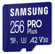 Karta pamięci Samsung Pro Plus SDXC 256GB Class10 UHS-I U3 V30 + czytniki (MB-MD256SB/WW) - obraz 4