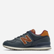 Buty sportowe męskie do kostki New Balance 574 ML574OMC 44 (10US) 28 cm Niebieski/Brązowy (739980544265) - obraz 3
