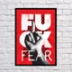 Постер «Fuck fear» - зображення 1