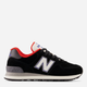 Buty sportowe damskie zamszowe na platformie do kostki New Balance 574 WL574WG2 36.5 (6US) 23 cm Czarne (196307182805) - obraz 1