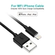 Дата кабель USB 2.0 AM to Lightning 1.2m 2.4A MFI Choetech (IP0026) - изображение 2
