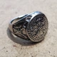 Перстень (aer-023) Vegvisir (Вегвізир з сокирами), Розмір (діаметр, мм) Розмір 18 - изображение 5