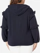 Худи теплое женское Tommy Hilfiger 703414713 3X Синее (1159790027) - изображение 6