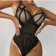 Боди-бюстье 80C: L черно-беж 6617 - изображение 8