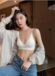 Бесшовный бюстгальтер без косточки Удобный No Brand 864-80 Айвори L (80 В/С) 1 шт - изображение 2