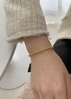 Женский браслет Шариковая Грация No Brand 801-01 Золотой 23см 1 шт - изображение 1