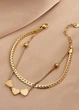 Женский браслет Страсть Трех Сердец No Brand 804-01 Золотой 22см 1 шт - изображение 3
