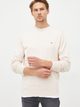 Sweter męski elegancki Tommy Hilfiger Regular Fit MW0MW21316 L Ivory (8720117060965) - obraz 1