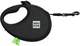 Поводок-рулетка для собак WAUDOG R-leash с контейнером для пакетов светоотражающая лента M до 20 кг 5 м Черный (26281Collar) - изображение 2