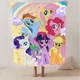 Плед My Littlе Pony Мій маленький поні покривало з 3D-малюнком розмір 160х200 - зображення 1