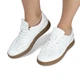 Кеди жіночі шкіряні Woman's heel білі (О-966) 38 - зображення 4