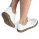 Кеди жіночі шкіряні Woman's heel білі (О-966) 38 - зображення 5