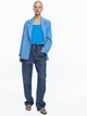 Боди-лонгслив H&M 061123802 XL Голубой (6666000267856) - изображение 5