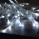 Новогодняя светодиодная гирлянда нить 50LED 5 метров (белый) на батарейках 3АА - изображение 4