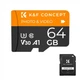 Карта памяти micro SD card 64G U3/V30/A1 K&F Concept с SD адаптером (KF42.0012) - изображение 1