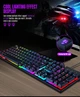 Игровая компьютерная клавиатура со светодиодной подсветкой T-WOLF T20. англ. раскладка - изображение 7
