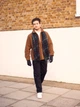 Куртка демисезонная Шерпа мужская Uniqlo 872638935 L Коричневая (1159786677) - изображение 5