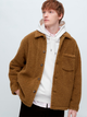 Куртка демисезонная Шерпа мужская Uniqlo 872638935 S Коричневая (1159787576) - изображение 1