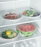 Пакети для зберігання продуктів у холодильнику на гумці для тарілок, кришка-чохол на тарілку UKC 500 шт - зображення 9