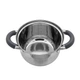 Каструля з нержавіючої сталі Zauberg 2,6л ZB-2,6 CG GREY - зображення 2