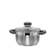 Каструля з нержавіючої сталі Zauberg 1,9 л ZB-1,9 CG GREY - зображення 1
