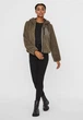 Экокожушок, куртка тедди Vero Moda 10247343 S Хаки - изображение 3