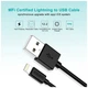 Дата кабель USB 2.0 AM to Lightning 1.2m 2.4A MFI Choetech (IP0026) - изображение 7