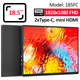 Монитор портативный 185FC / 18.5 '' / IPS / 1920x1080 / Type-C / HDMI / jack 3.5 мм / второй экран - изображение 1