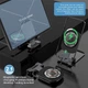 Подставка держатель с беспроводной зарядкой JYD T4 Qi 2in1 Magnetic Wireless Charger для телефона, планшета, наушников - изображение 4
