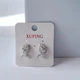 Серьги позолота Xuping Классические с камнями Серебро 16 мм S15108 - изображение 2