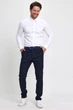 Брюки slim fit Trend Collection 1223 Темно-синий (COL. 1) 30 - изображение 7